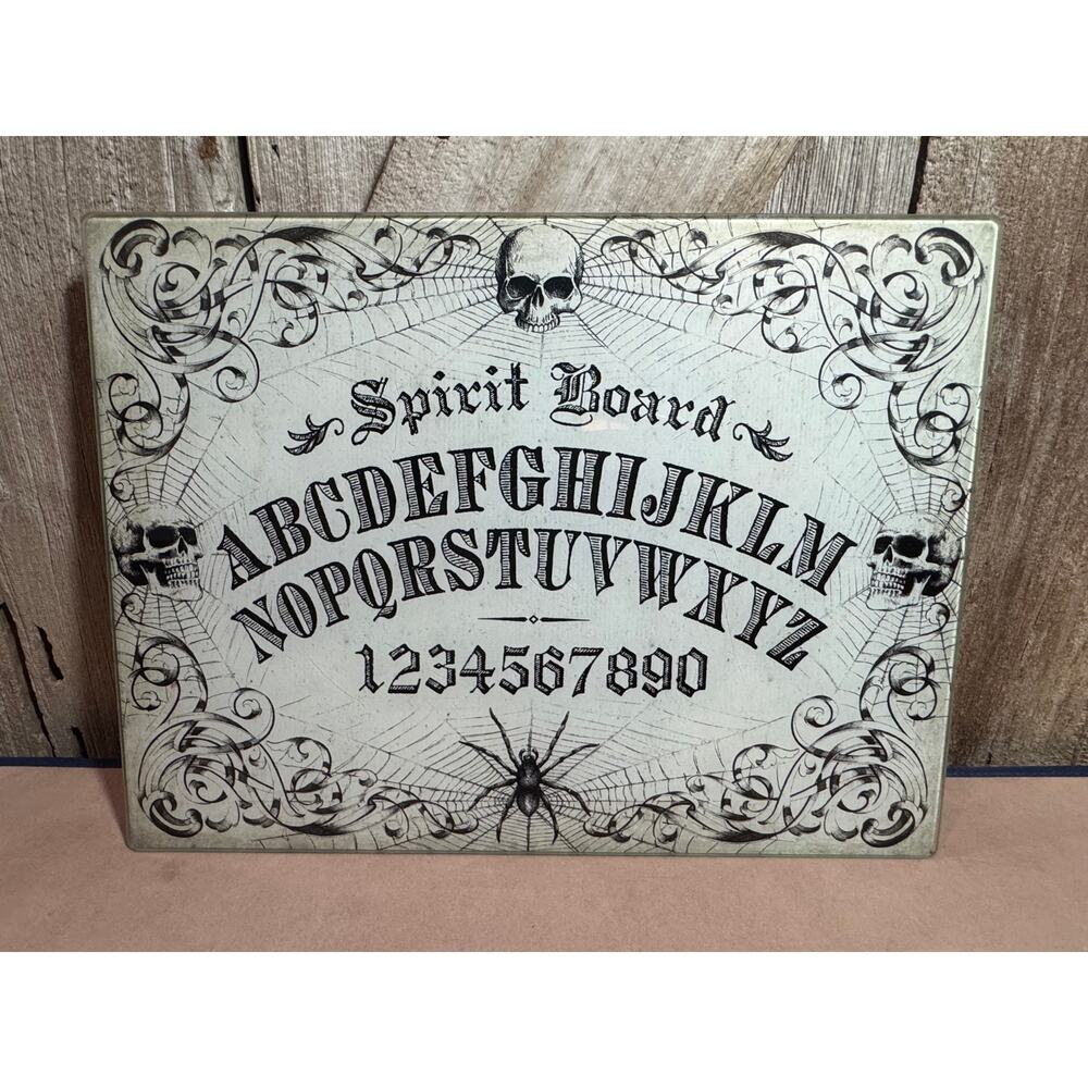 Spirit Board Ouija Tempered Glass Cutting Board Halloween Charcuterie Party